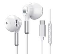 Auriculares USB C para Samsung Galaxy S23 S24 S22 Ultra S21 FE S20 A53 A54 A55 Auriculares USB Tipo C con Micrófono intrauditivos con Cable Tipo C para iPhone 15 Pro MAX iPad Pro Air 5/Mini 6, Pixel 8