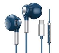 Auriculares USB C para Samsung Galaxy S23 S24 S22 Ultra S21 FE S20 A53 A54 A55 Auriculares USB Tipo C con Micrófono intrauditivos con Cable Tipo C para iPhone 15 Pro MAX iPad Pro Air 5/Mini 6, Pixel 8