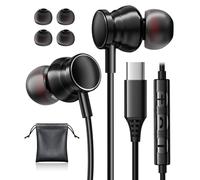 Auriculares USB C para Samsung S22 S23 S24 Ultra A55 A54 A34 S21 iPhone 15 Auriculares con Cable Tipo C Cascos con Microfono Auriculare Tipo C para iPhone 16 Pro MAX iPad Pro 2024 Google Pixel 9 Pro