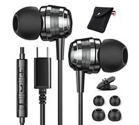 Auriculares USB C para Samsung S24 S23 S22 Ultra S25 S21 FE A53 A33 5G, Auriculares Tipo c con micrófono y Control de Volumen y Sonido Envolvente 3D sin pérdidas para Pixel 8 7 6 6a Huawei Xiaomi 13