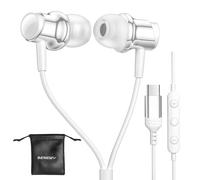 Auriculares USB C para Samsung S25, S24, S23, FE, S22, Ultra, A16, A55, A54, con Cable, magnéticos, Tipo C, con micrófono, Control de Volumen, cancelación de Ruido estéreo, para iPhone 16, 15 Pro MAX