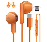 Auriculares USB C para Samsung S26 S25 S24 Ultra iPhone 17 Auriculares con Cable Tipo C HiFi Cascos con Cable y Microfono Cascos USB C para iPhone 16 15 Samsung Galaxy A17 A16 A56 S23 S24 FE iPad 10