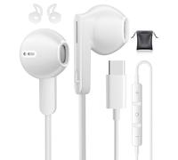 Auriculares USB C para Samsung S26 S25 S24 Ultra S23 iPhone 16 Auriculares con Cable Tipo C HiFi Cascos con Cable y Microfono Cascos USB C para iPhone 15 Samsung Galaxy A55 A16 S22 S23 S24 FE iPad 10