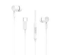 Auriculares USB C para Xiaomi 17 17T 15T 15 14 14T 13 13T 12 12T 11T 11 10 Ultra Lite Pro Redmi Note Micrófono Tipo C Auriculares con Cable Conector Blanco