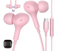 Auriculares USB C para Xiaomi redmi Note 14 13 Pro 12 Ultra 14t Pad 6 Poco X6 Pro, In Ear Magnéticos Cascos Tipo C con Cable y Micrófono para iPhone 16e 1615 Pixel 9a 8a para Galaxy s25 Ultra A16 s24