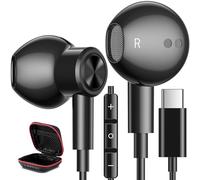 Auriculares USB C Tipo C para Samsung Galaxy S20, S21, S22, S23, S24 FE Ultra Apple iPhone 15 Pro MAX iPad con micrófono magnético con Cable para Android Google Pixel 8 8A 7 7A 6A 6 OnePlus, Color