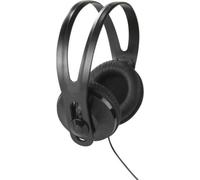 Auriculares Vivanco VVHEADTV50K con cable, conectores jack 3,5 y 6,5 mm, uso TV, negro