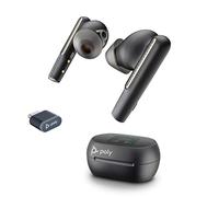 Auriculares Voyager Free 60+ UC de Poly (Plantronics) - Cancelación de ruido para llamadas nítidas - ANC - Estuche de carga con control táctil - Compatible con iPhone, Android, PC/Mac, Zoom y Teams