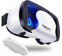 Auriculares VR con auriculares de realidad virtual 3D, calidad de imagen 2K HD y luz antibluea-auriculares de realidad virtual para juegos y películas, auriculares VR compatibles con Android e iOS