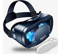 Auriculares VR con auriculares de realidad virtual 3D, calidad de imagen 2K HD y luz antibluea-auriculares de realidad virtual para juegos y películas, auriculares VR compatibles con Android y iOS