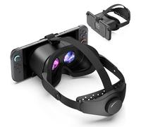 Auriculares VR mejorados para Nintendo Switch 2 (2025), Switch 2 gafas de realidad virtual VR con lentes HD ajustables y cómoda correa para la cabeza, kit Labo VR para Switch 2 accesorios, color negro