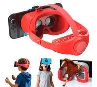 Auriculares VR mejorados para Switch 2, naranja y azul