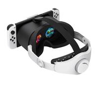 Auriculares VR mejorados para Switch & Switch OLED Model, Gafas de Realidad Virtual Labo con Lentes HD Ajustables y Cinta de Cabeza Ajustable