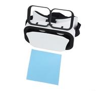Auriculares VR para iOS y para teléfonos Android de 4.7 a 7.0 pulgadas, lentes de realidad virtual PD ajustables y enfoque para juegos móviles, películas, educación, ABS ligero,