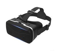 Auriculares VR para smartphone con controlador que ofrecen un ajuste cómodo con distancia ocular ajustable y lentes protectoras HD (blanco)