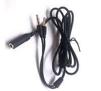 Auriculares Y Splitter Cable de Audio Micrófono Separado Puerto de Auriculares Auriculares Divisor de Auriculares PC Cable Adaptador para Razer Kraken X/BlackShark V2 Pro/Razer Nari