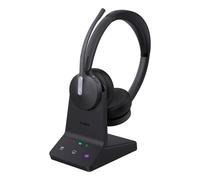 Yealink WH64 Dual Teams Auriculares inalámbricos Micro-USB Bluetooth Negro