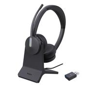Auriculares Yealink WH64 inalámbricos Bluetooth para oficina y Teams, negros