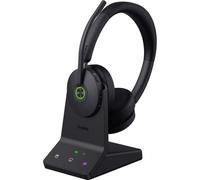 Auriculares Yealink WH68 Teams inalámbricos Bluetooth 5.3 con Cancelación de Ruido y base de carga
