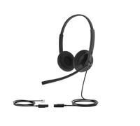 Auriculares Yealink YHS34 Lite Dual RJ9 Negro