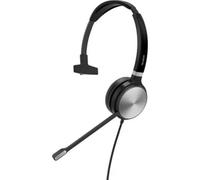 Auriculares Yealink YHS36 Mono con cable RJ9 para oficina y call center con Cancelación de Ruido, micrófono ajustable y diseño ergonómico, color negro