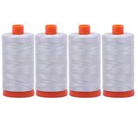 Aurifil 50 wt Mako 100% algodón hilo bobinas de gran valor: 4-packs en varios colores