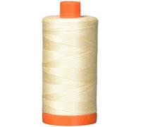 Aurifil A1050 - 2000 2 Fundas de Hilo de algodón sólido 50 WT 1422yds luz Arena