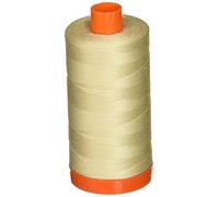 Aurifil A1050-2310 Mako Hilo de algodón sólido 50WT 1422Yds Beige claro