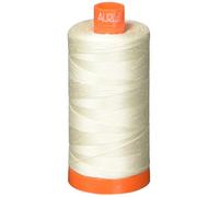 Aurifil A1050-2311 Mako hilo de algodón sólido 50WT 1422Yds Muselina
