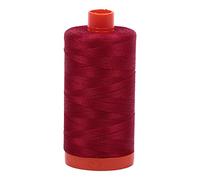 Aurifil Hilo de algodón sólido Mako 50 WT 1422yds Rojo Vino