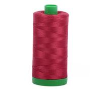 Aurifil Mako - Hilo de algodón sólido 40 W, 100 % algodón egipcio mercerizado de fibra larga, 1094 yardas, color burdeos