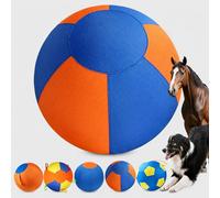 Auriiktch Herding Ball for Dogs, Dog Herding Ball Large for Border Collies, Durable Inflatable Giant Dog Balls with Handles, Durable Inflatable Giant Dogs Balls for Outdoor Exercise