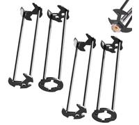 Auriiktch Multifunctional Sink Wrench Faucet Tool, Universal Plumbing Tools for Tight Spaces, Alloy Faucet Wrench with 7 Grips, Easy Plumbing Wrench for Kitchen Bathroom Fast Installation (2Set)