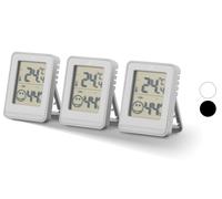 AURIOL® Termómetro e higrómetro pack 3