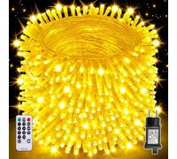 Auriostar Guirnalda Luz 60m 600LEDs, Luces Navidad Exterior IP44 Impermeable, 8 Modos Arbol Navidad Interior, Balcon, Habitacion, Fiestas, Boda