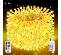 Auriostar Luces Navidad Exterior, 30m 300LEDs Luces Arbol Navidad Interior 8 Modos, IP44 Impermeable Luces Exterior Navidad con Control Remoto, Luces LED para Habitacion, Fiestas, Boda, Balcon