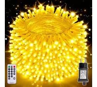 Auriostar Luces Navidad Exterior, 30m 300LEDs Luces Arbol Navidad Interior 8 Modos, IP44 Impermeable Luces Exterior Navidad con Control Remoto, Luces LED para Habitacion, Fiestas, Boda, Balcon
