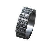 Auriselle Anillo de los Hombres Ajustable Estructurado Cerca Vintage Vikingo Retro Anillo Abierto Anillo Pulgar Gothic Punk Joyería Regalos para Hombres Niños Padre