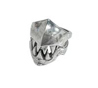 Auriselle Anillo de los Hombres Ajustable Geométrico Diente de Diablo Casco Vintage Vikingo Retro Abierto y Cerrado Anillo Anillo Pulgar Gótico Punk Joyería Regalos para Hombres Niños Padre