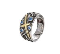 Auriselle Anillo de los Hombres Ajustable Grande Cruz de la Cruz Vintage Vikingo Retro Anillo Abierto Anillo de Pulgar Gótico Punk Joyería Regalos para Hombres Niños Padre