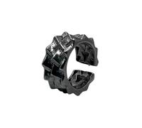 Auriselle Anillo de los Hombres Ajustable Textura Armadura Anillo Vintage Vikingo Retro Anillo Abierto Pulgar Gothic Punk Joyería Regalos para Hombres Niños Padre