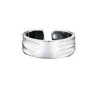 Auriselle Anillo de los hombres patrón de línea de talla, la geometría textura abierta ajustable retro gótico punk joyería, Vikingo Unisex Vintage Cumpleaños Regalo Navidad Hombres Niños Señoras