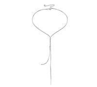 Auriselle Collar para Mujer Collar con Cadena Cruzada Joyería Collar Ajustable con Flecos Longitud 40-47 cm para Mujeres Día de la Madre, Dorado