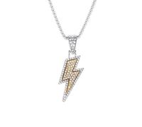 Auriselle Hip Hop Hombres Colgante Collar - Rhinestones Twist Cadena Collar para Streetwear Joyería Urbana, Retro Punk Vintage Fiesta Accesorios para Hombres Niños Señoras, 50cm
