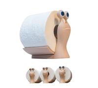 Auriselle Portarrollos Papel Higiénico Divertido con Forma de Caracol Impreso en 3D, Soporte y Organizador para Baño, Idea de Regalo para Hogar y Baño