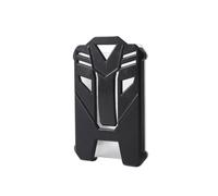 Auriselle Tarjetero, clip tarjetas de identificación, horizontal, plástico duro, práctico y seguro, funda protectora oficina, colegio crédito, llaves de proximidad, permisos conducir, pasaportes