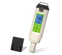 AURIVEE Analizador de Agua 7-en-1，Medidor Digital pH TDS EC ORP Salinidad S.G & Temperatura para Piscinas de Agua Salada, Bañeras de Hidromasaje, Acuarios, Hidroponía & Agua Potable - Kit de Análisis
