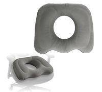 AURIVEE Cojín Ortopédico Inflable para Hemorroides - Cojin de Anillo Multifuncional Alivia Dolor de Coxis, Postoperatorio, Postparto y Ciática