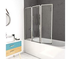 Aurlane FAC276 Parabrisas para bañera, Cromado