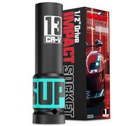 Aurlloct Llaves de Vaso de Impacto 1/2", 13mm Vasos de Impacto, Ferramentas Auto para Reparación de Coches Cambio de Neumáticos